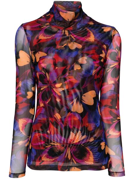  Johnny Was Eclipse Blooms Top - Purple 