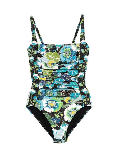  Johnny Was Ruched One-piece - Black 