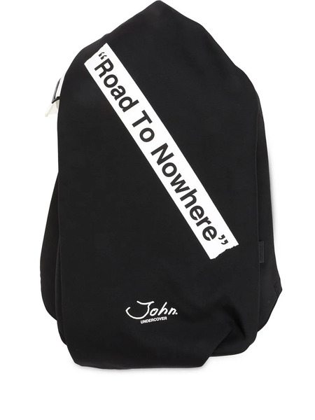  Johnundercover Road To Nowhere Print Backpack - Black 