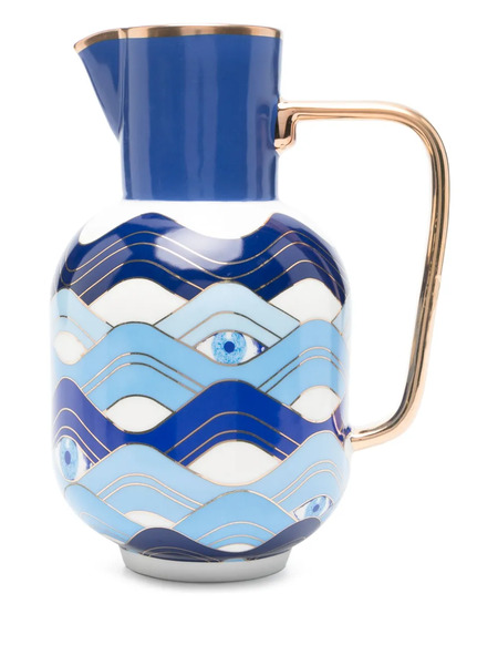  Jonathan Adler Druggist Pitcher - Blue 