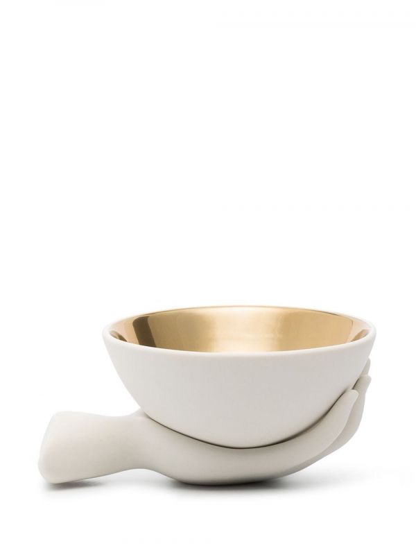  Jonathan Adler Eve Accent Bowl - White 
