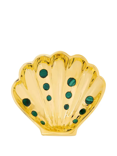  Jonathan Adler Ja Clam Shell Decorative Tray - Gold 