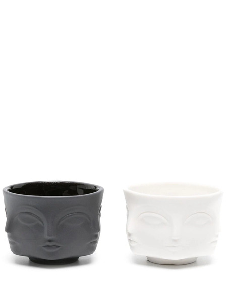  Jonathan Adler Muse Porcelain Salt And Pepper Set - Black 