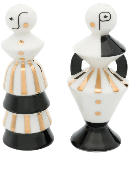 Jonathan Adler Salt And Pepper Shakers - White 