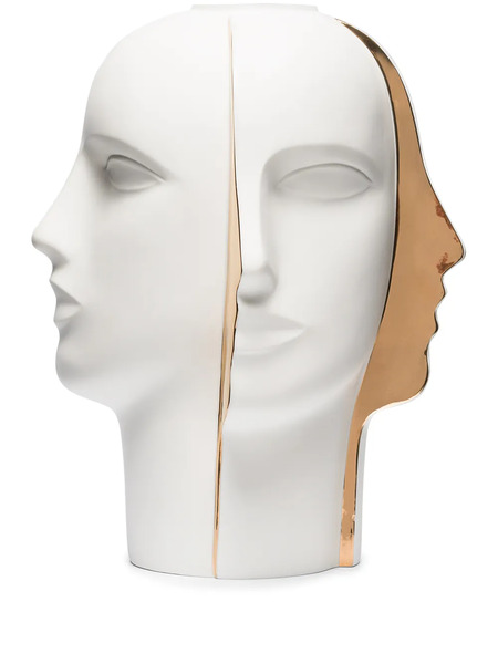  Jonathan Adler Split Ceramic Vase - White 
