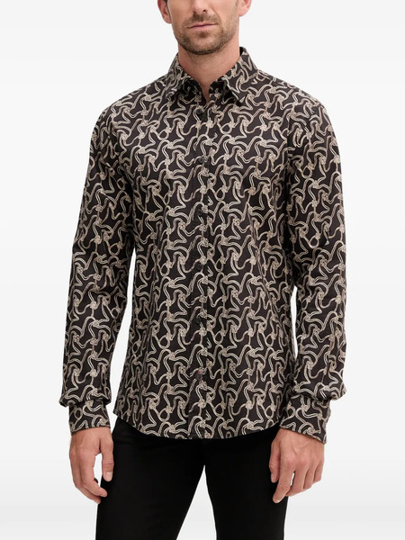  Joop! Hanson Patterned Shirt - Black 