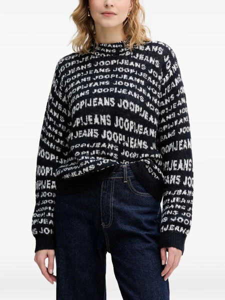  Joop! Kalissa Logo-jacquard Pullover - Blue 