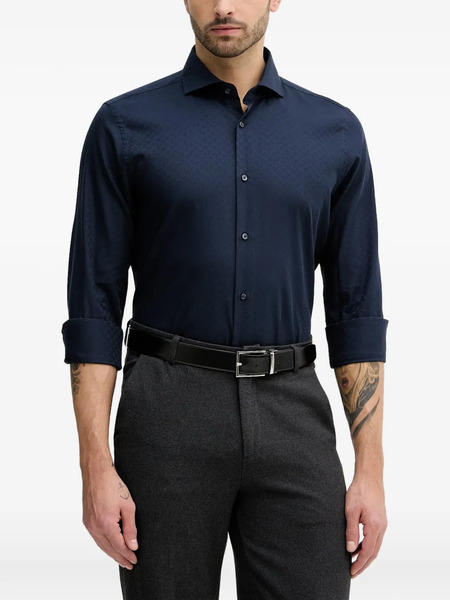  Joop! Patterned Button-up Shirt - Blue 