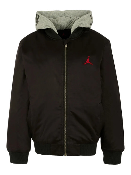  Jordan Kids Hooded Bomber Jacket - Black 