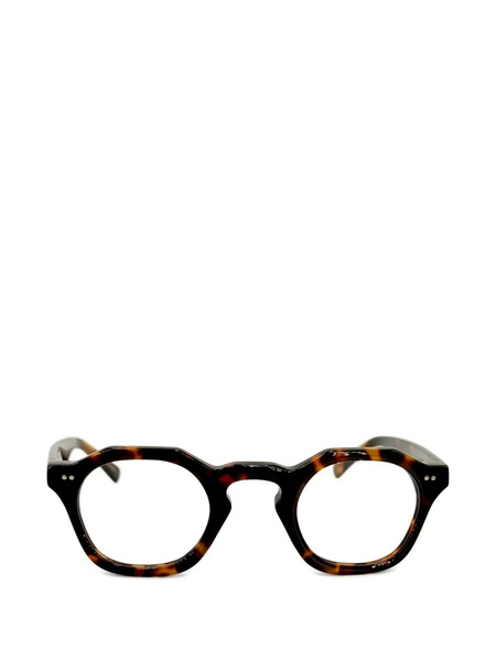  Josef Miller Milton Round-frame Glasses - Brown 