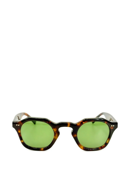  Josef Miller Milton Round-frame Sunglasses - Brown 