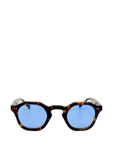  Josef Miller Milton Round-frame Sunglasses - Brown 