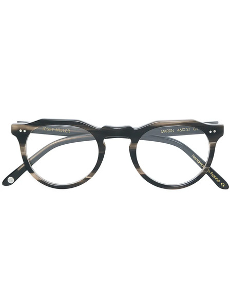  Josef Miller Round Frame Glasses - Brown 