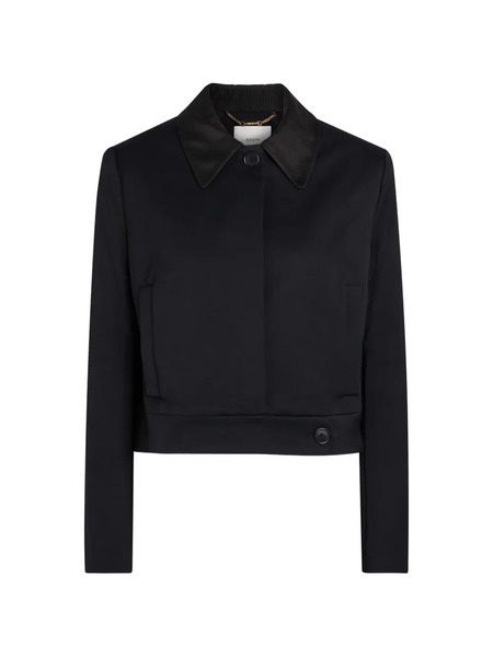  Joseph Abbe Boxy Stretch-crepe Jacket - Black 