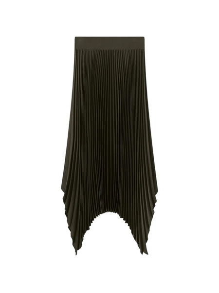  Joseph Ade Pleated Asymmetric Midi Skirt - Green 
