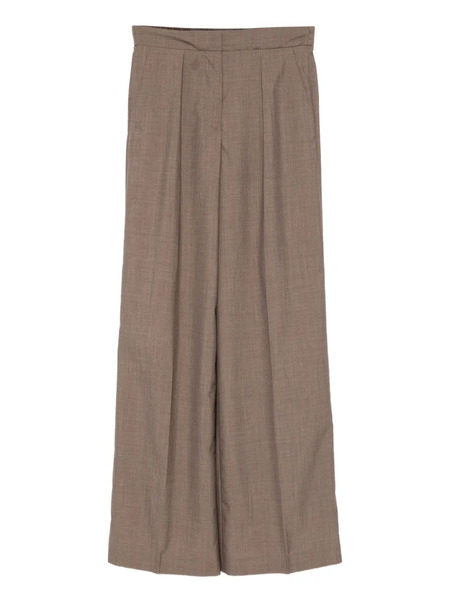  Joseph Alanel Pleated-front Trousers - Brown 