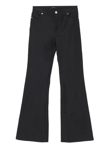  Joseph Buttoned Flared Trousers - Grey 