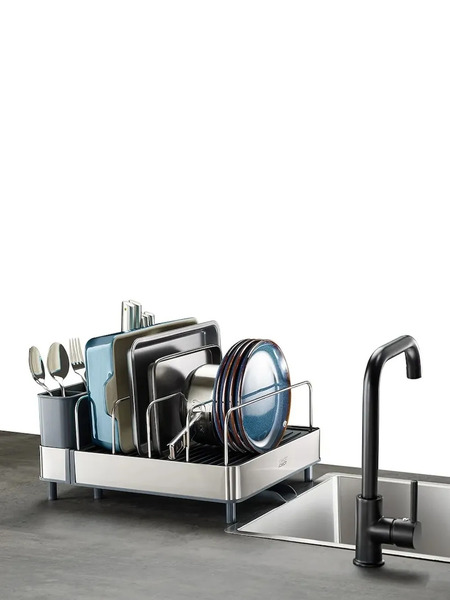  Joseph Joseph Cutlery-draining Dish Rack - Grey 