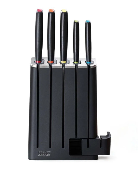  Joseph Joseph Elevate™ Slimblock Knife With Sharpener (set Of Five) - Black 