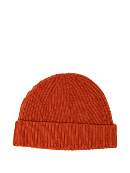  Joseph Ribbed Beanie - Orange 