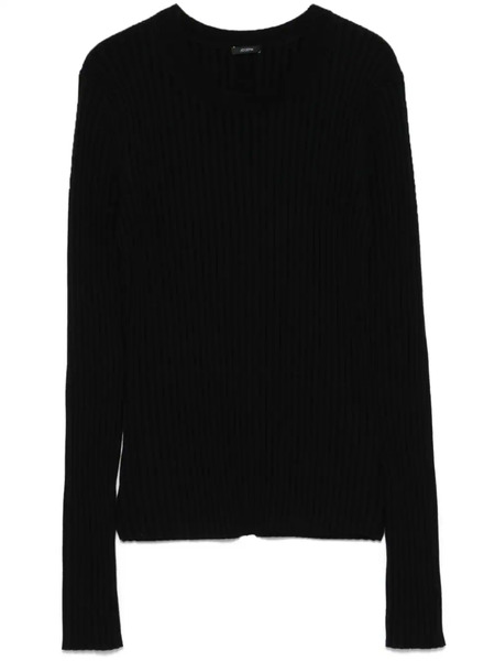  Joseph Ribbed-knit Crew-neck Sweater - Black 