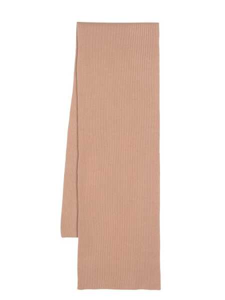  Joseph Ribbed-knit Merino Wool Scarf - Neutrals 