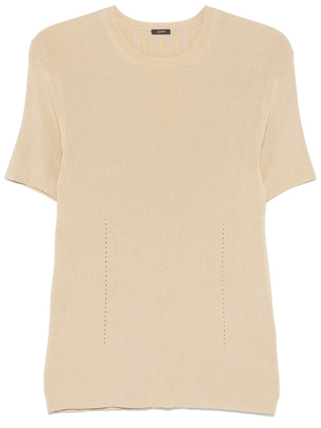  Joseph Ribbed T-shirt - Neutrals 