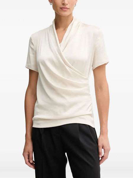  Joseph Ribkoff Short-sleeve Blouse - Neutrals 