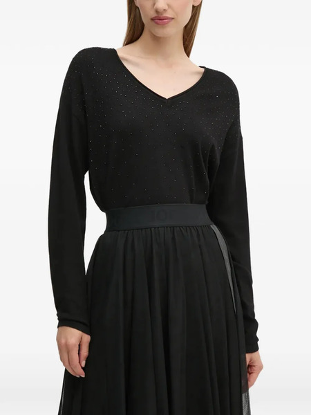  Joseph Ribkoff V-neck Sweater - Black 
