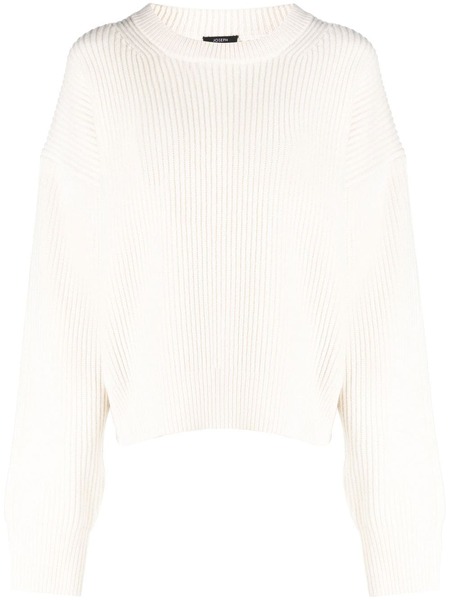  Joseph Round-neck Knitted Jumper - Neutrals 