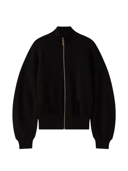  Joseph Sable Milano Balloon Sleeve Zip Jacket - Black 