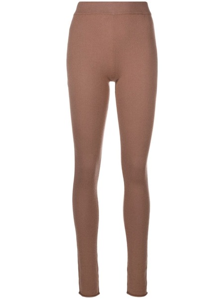  Joseph Slim-cut Rolled-cuff Leggings - Brown 