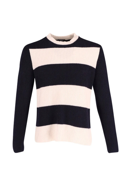  Joseph Striped Ribbed Sweater - Blue 