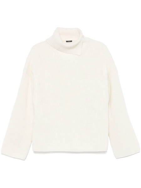  Joseph Turtleneck Sweater - White 
