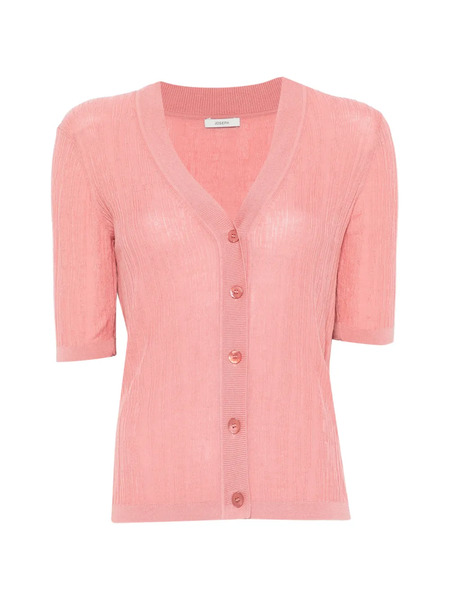  Joseph V-neck Buttoned Cardigan - Pink 