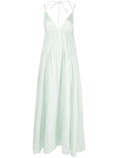  Joseph V-neck Spaghetti-strap Dress - Green 