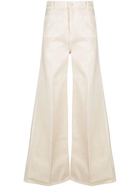  Joseph Wide-leg Denim Jeans - Neutrals 