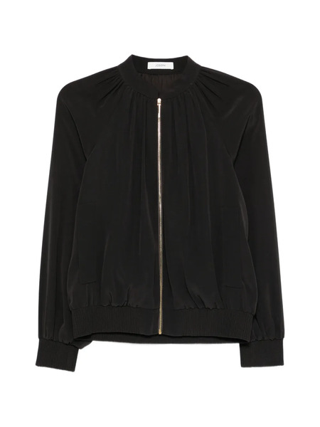  Joseph Zip Bomber Jacket - Black 