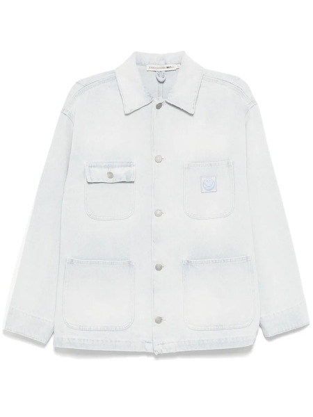  Joshua Sanders Logo-patch Denim Jacket - Blue 