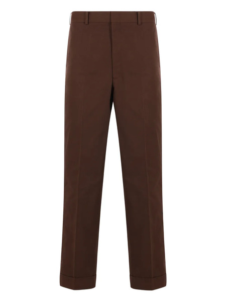  J.press Back-buckle Trousers - Brown 