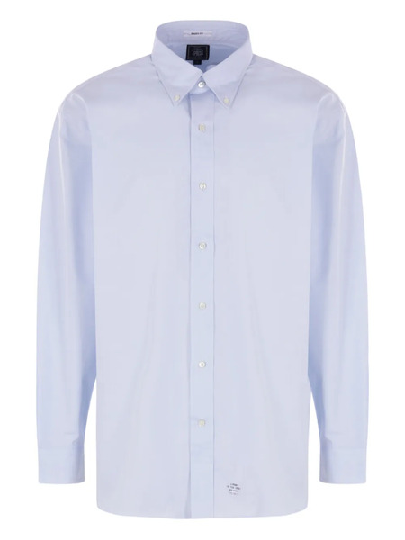  J.press Button-down Pocket Shirt - Blue 