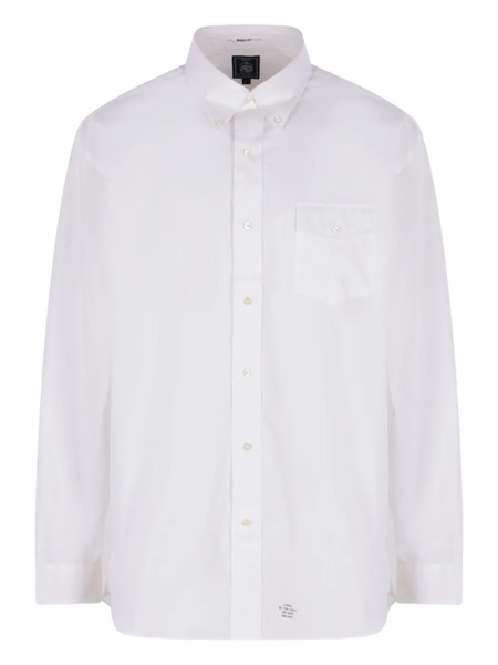  J.press Button-down Pocket Shirt - White 
