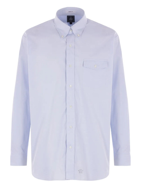 J.press Cotton Shirt - Blue 