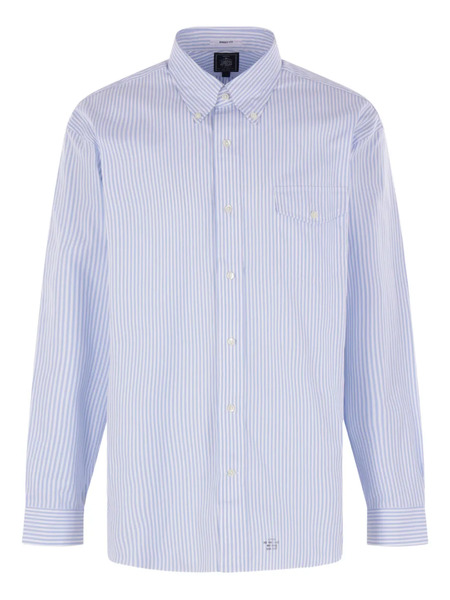  J.press Striped Button-down Shirt - Blue 