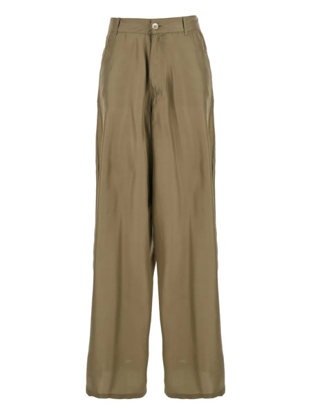  Jucca Silk Trousers - Green 
