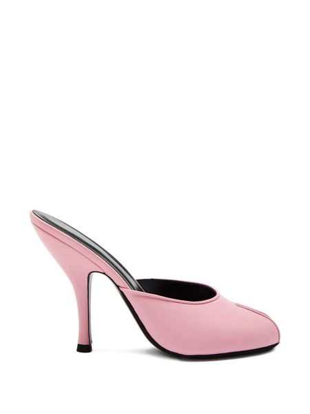  Jude Date Heeled Mules - Pink 