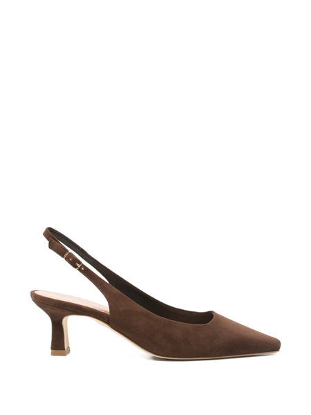  Julie Dee Slingback Heeled Pumps - Brown 