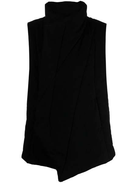  Julius Asymmetric Long-sleeve Vest - Black 