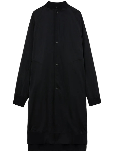  Julius Baseball-collar Button-up Coat - Black 