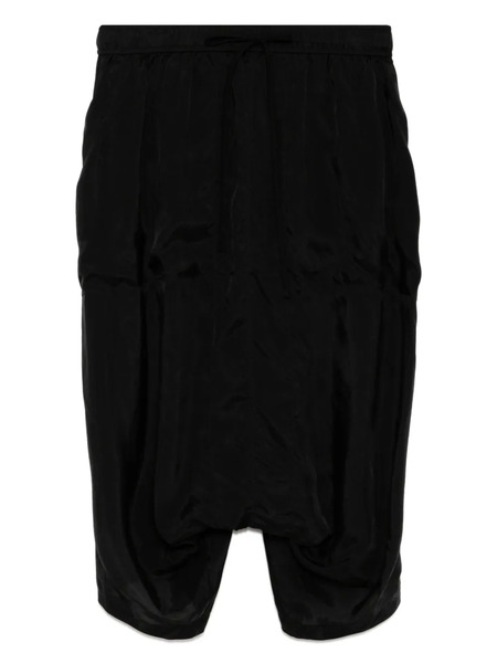  Julius Glide Drop-crotch Shorts - Black 